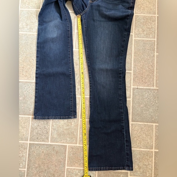 Lee Dark Blue Regular Fit Boot Cut Mid Rise Jeans size 8M - Picture 8 of 12